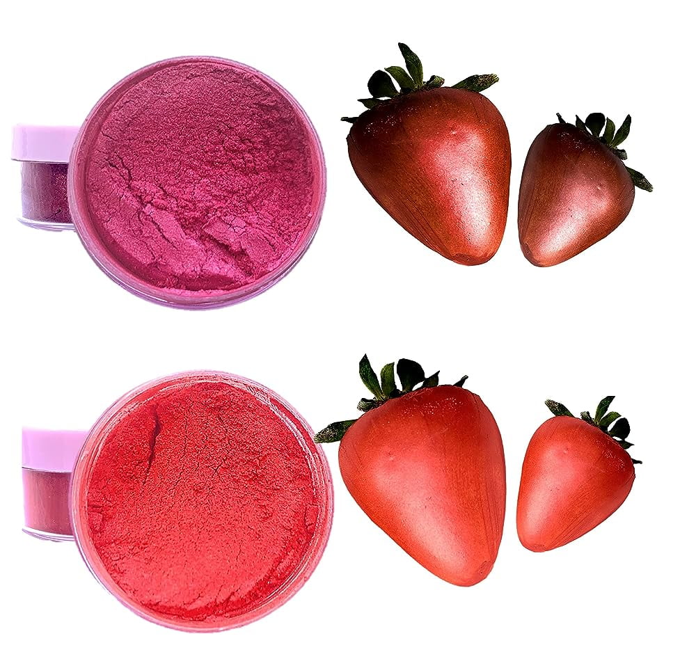 Valentine Edible dust for cake decoration, Red and Burgundy dusting