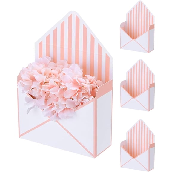 Valentine Envelope Boxes, (4Pcs) Valentines Day Envelopes Gift Box for Gifts