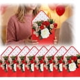 thumbnail image 1 of Valentine Envelope Boxes, Large 8 Inch Valentine’s Day Open-Top Basket Box, Hand Folding Bouquet Flower Box for Arrangements, Envelop Paper Boxes (2 Pcs), 1 of 7