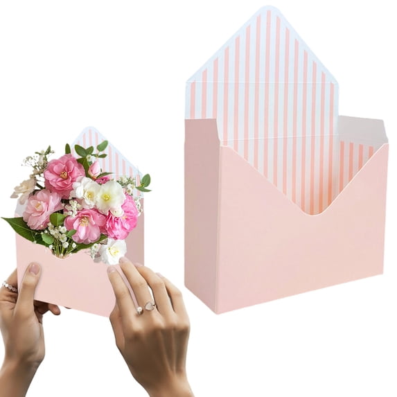 Valentine Envelope Boxes – Valentines Day Gifts, Envelope Box for Birthday Gifts, Floral Envelope Boxes for Mothers Day