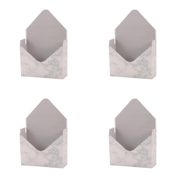 Valentine Envelope Gift Box 4Pcs, Small Folding Hand Hold Envelope Box for Flowers, Waterproof Decorative Flower Box for Proposals, Weddings, Valentines, Floral Arrangement Packaging