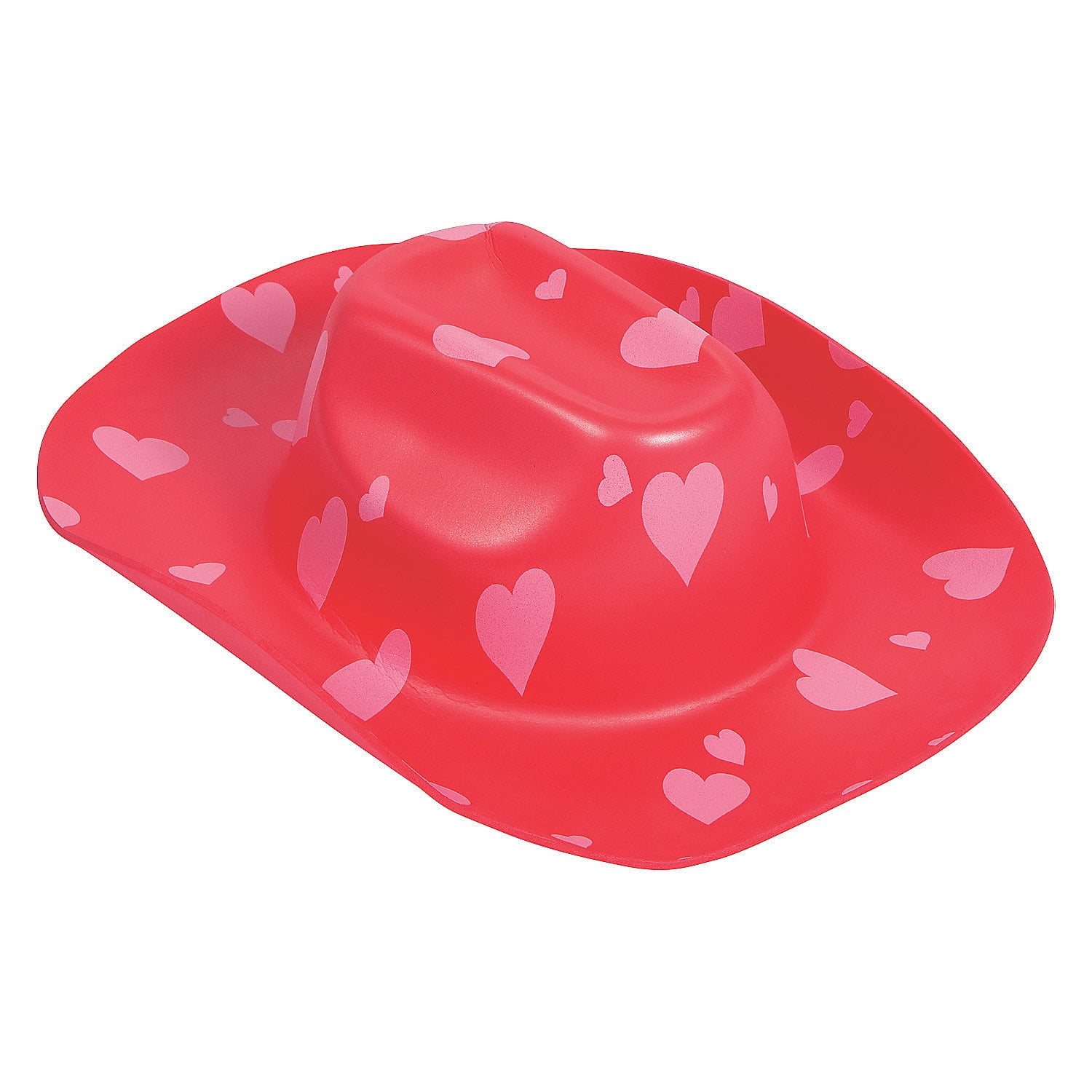 Valentine Eva Foam Cowboy Hat Party Wear 12 Pieces
