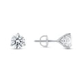 thumbnail image 1 of Valentine Gift 2Ct Round Cut Moissanite Women's Martini Stud Earrings Real 925 Sterling Silver, 1 of 2