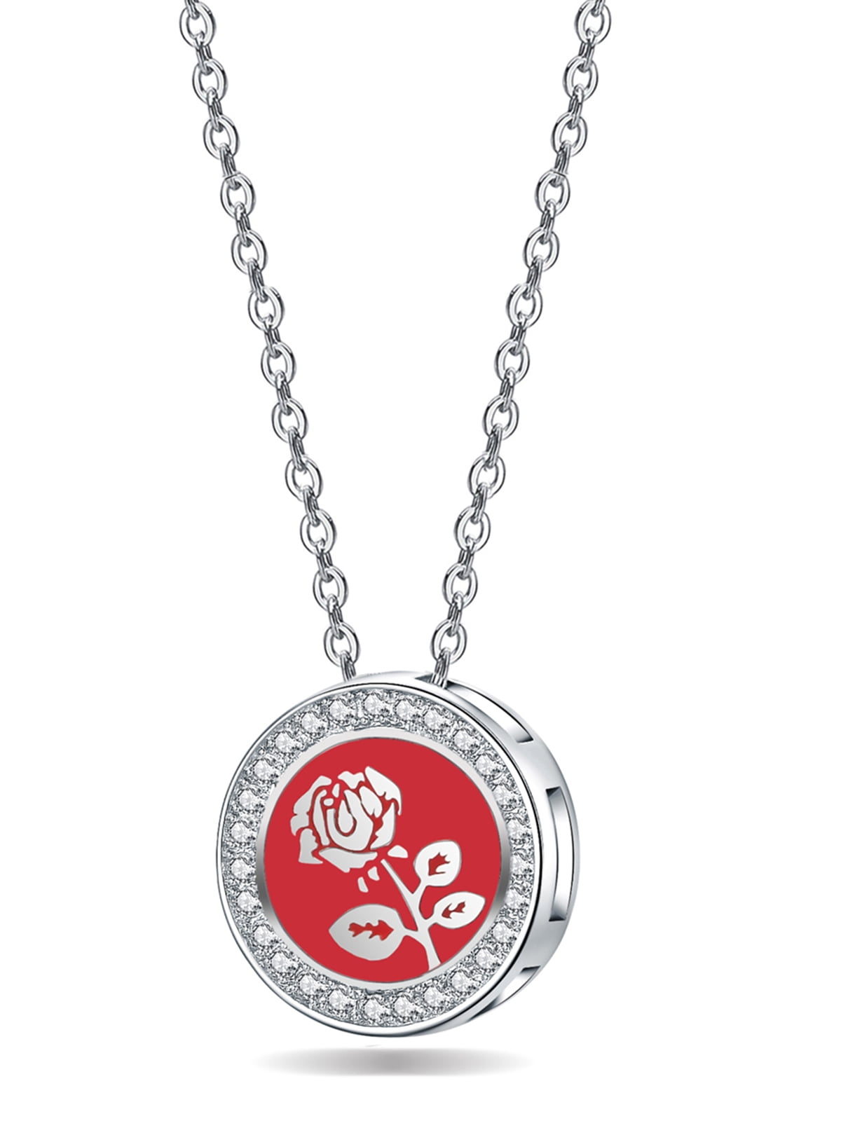 Valentine Gift Necklace for Women 925 Sterling Silver Cubic