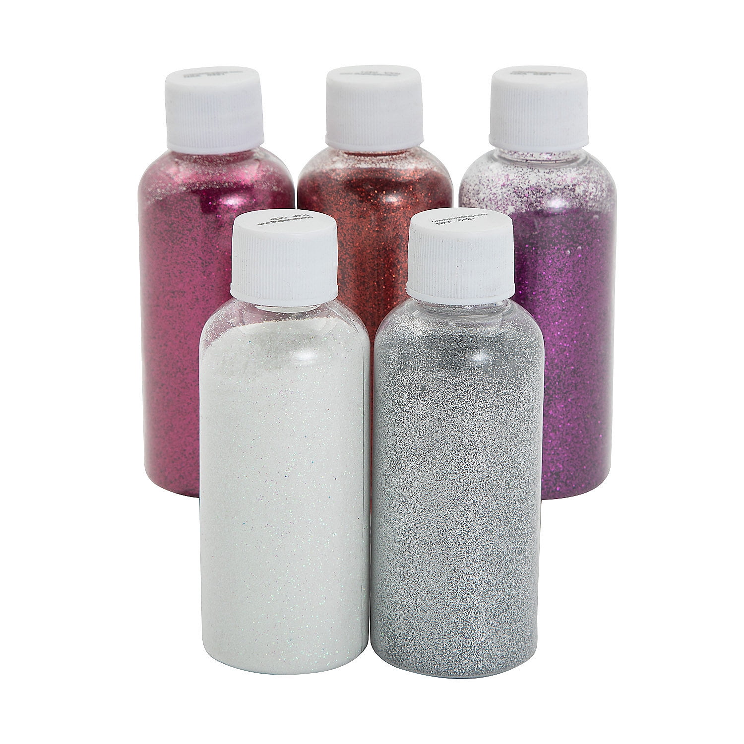 Sulyn Extra Fine Glitter 2.5 oz. Lot 3 Ruby, Sterling, Cherry Blossom  Non-Toxic