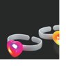 thumbnail image 1 of Valentine Heart Light Up Bracelets - Party Favors - 12 Pieces, 1 of 1