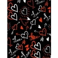 thumbnail image 1 of Valentine Heart Love Pattern: Cute Lovers College Ruled Line Composition Book, (Paperback), 1 of 1