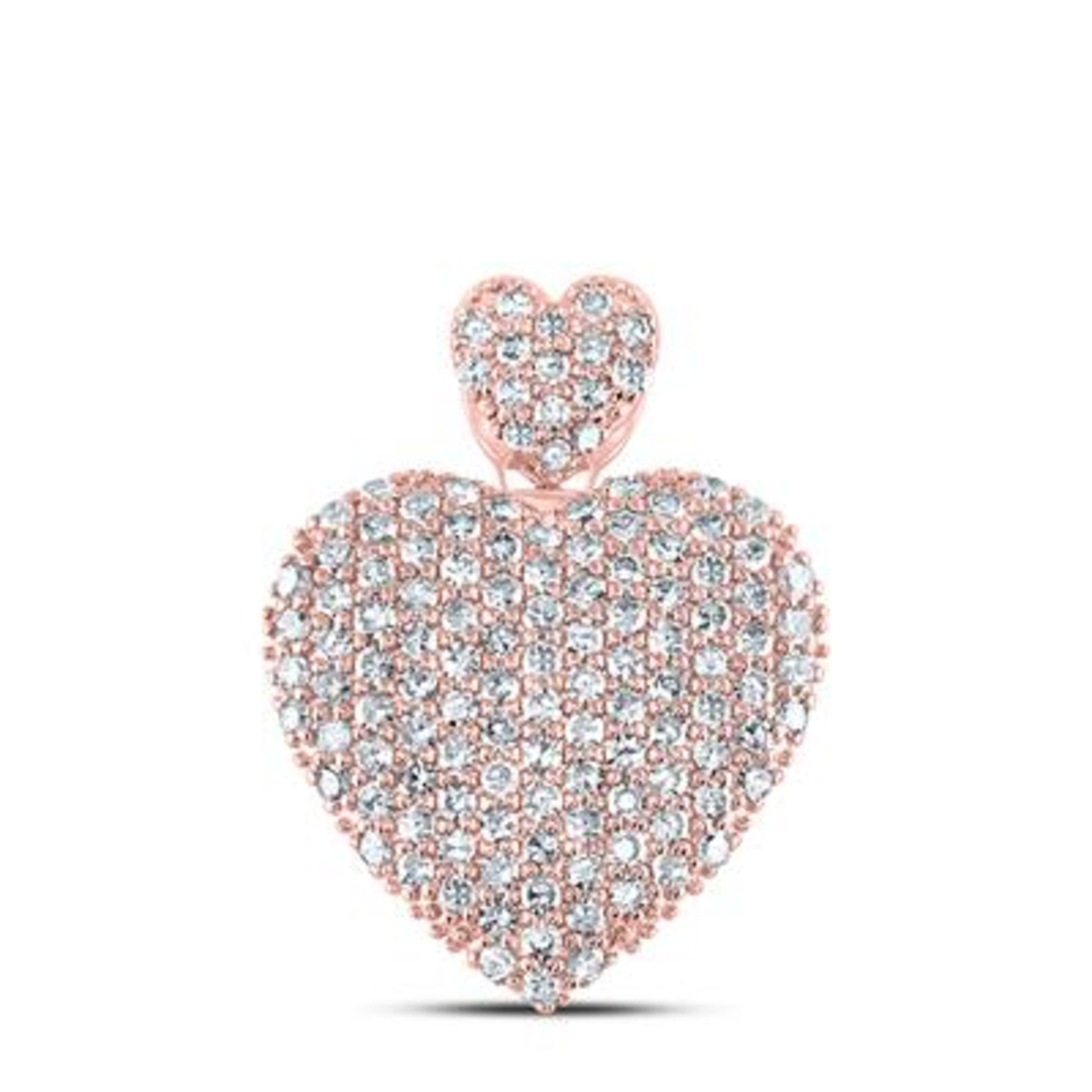 WNG Heart Shape Charms Bling Charms for Jewelry Making Valentine's