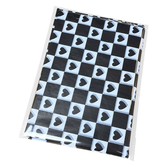 Valentine Heart Print Gift Wrap Paper, Floral Bouquet Wrapping Tissue, Translucent Paper for Creating Romantic Surprises and Sweet Gift Presentation for Your Loved One