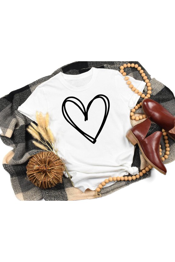 Valentine Heart Shirt: Couples T-Shirt All Size S-5Xl