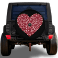 thumbnail image 1 of Valentine Heart Spare Tire Cover Without Backup Camera Hole 6 Sizes (27 in.), 1 of 6
