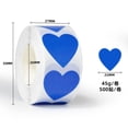 thumbnail image 1 of Valentine Heart Stickers Roll 500pcs Cute Love Decal Tape, Peel-and-Stick Paper Labels for Scrapbooking Cards Envelopes – Festive Classroom Prizes & DIY Party Decoration Supplies, 1 of 1
