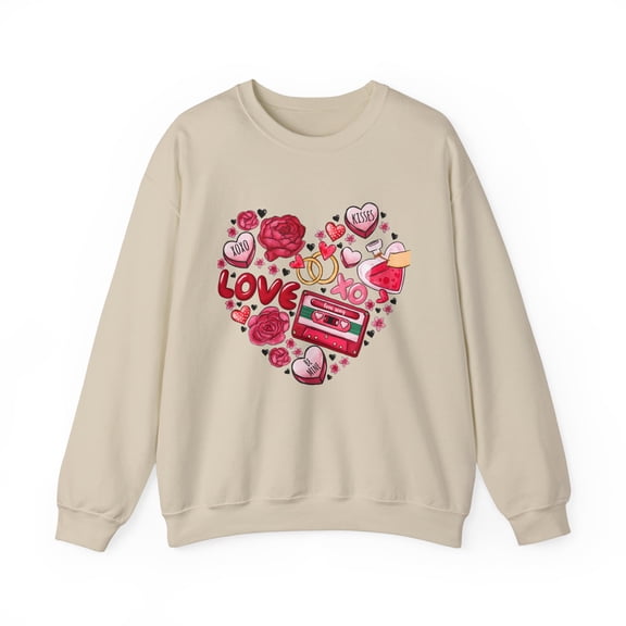 Valentine Heart Women's Sweatshirt