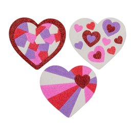 JeashCHAT 12pcs Love Heart Stencils Clearance, Reusable Heart
