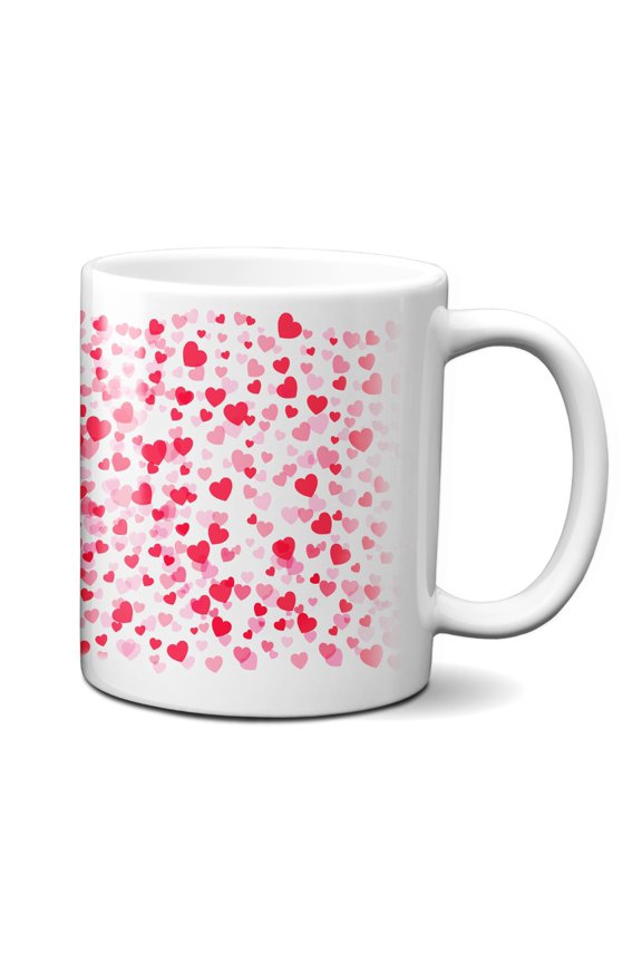 Valentine Hearts Wraparound 11 oz. Mug