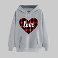 thumbnail image 1 of Valentine Hoodie Women, Love Hoodies for Women, Long Sleeve Hoodie Women's Valentines Printed Hoodie Pullover Tops Long Sleeved Comfortable Sweatshirts, 1 of 5