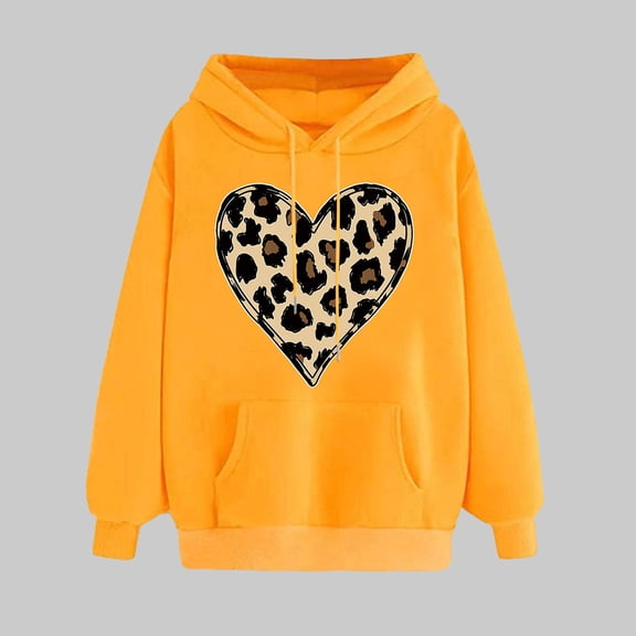 Valentine Hoodie Women, Love Hoodies for Women, Long Sleeve Hoodie Women's Valentines Printed Hoodie Pullover Tops Long Sleeved Comfortable Sweatshirts