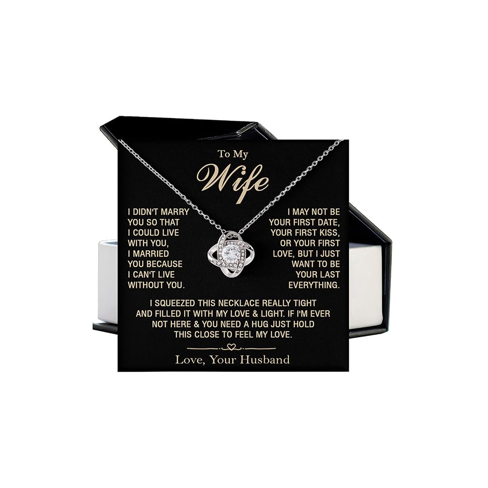 Valentine Ideas For Wife, Wife, To My Wife Necklace From Husband ...