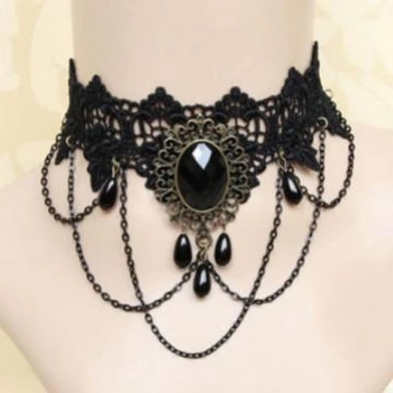 Valentine Jewelry Vintage Gothic Black Lace Necklace For Women Jewelry Choker Necklace for Women Romantic Jewelry Gift for Women Birthday Valentine's Day