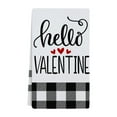 thumbnail image 1 of Valentine Kitchen Towel, 23.6x15.8 inch Heart Printed Drying Cloth, Absorbent Tea Towel for Cooking and Baking, 1 of 6