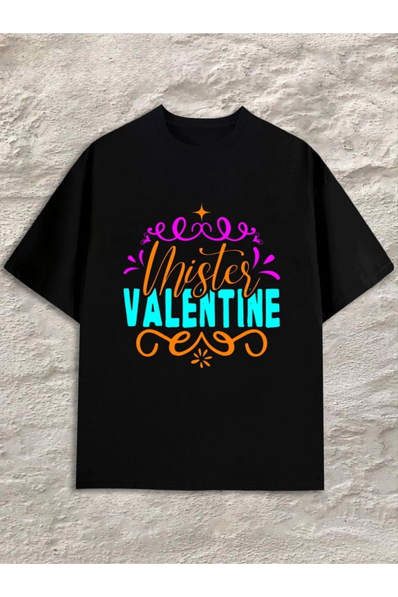 Valentine Mister Tee for men black Cool shirts, Funny shirts, t shirt Classic Unisex Shirt Graphic tshirts Original Unisex Shirt Crewneck tshirts Casual Unisex Shirt Cotton tshirts