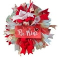 thumbnail image 1 of Valentine Outdoor Decorations Wreath Valentines Day Wreath Small Boxwood Wreaths Independence Day Wreath Welcome Wreaths Front Door Wreath 24 Lighted Wreath with Timer Natural Wreaths for Front Door, 1 of 9