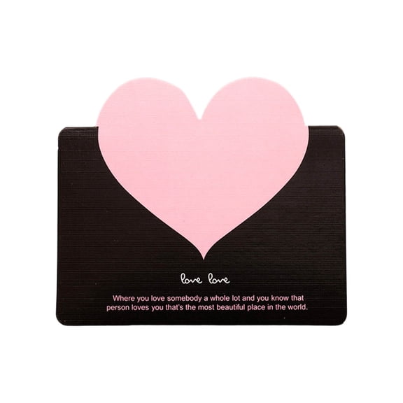 Valentine Paper Engraved Greeting Card with Retro Holiday Message and Birthday Surprise for Lovers Lovers Unique Card for Valentine’s Day and Wishes 10PCS