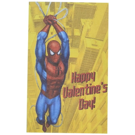 Valentine Paper Treat Sack (Spiderman)