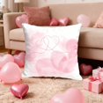 thumbnail image 1 of Valentine Pillow Cover Nylon Square Pillowcase Red Heart Embroidery Romantic Valentine's Day Home Decor Valentine Decorations, 1 of 6