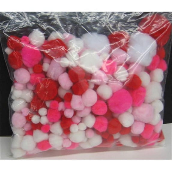 Valentine Pom Pom Assortment, 300 Count
