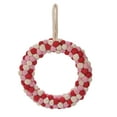 thumbnail image 1 of Valentine Pom Pom Wreath - Home Decor - 1 Piece, 1 of 6