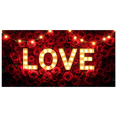 thumbnail image 1 of Valentine Roses Love Backdrop Romantic Decorative Banner Party Celebration Wedding Background Anniversary Event Photography Props, 1 of 8