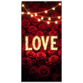 thumbnail image 1 of Valentine Roses Love Backdrop Romantic Decorative Banner Party Celebration Wedding Background Anniversary Event Photography Props, 1 of 8