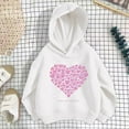 thumbnail image 1 of Valentine'S Day Bnwani Hoodies Girls Cotton Long Sleeve Fall Loose Sweatshirt Hearts Printed Pullover, 1 of 3
