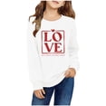 thumbnail image 1 of Valentine'S Day Bnwani Toddler Sweatshirt Boys Cotton Crew Neck Long Sleeve Sweatshirt Cute Printed Tops Pullover, 1 of 3