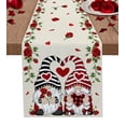 thumbnail image 1 of Valentine'S Day Gnome Heart Tree Table Runner Wedding Dining Decoration Kitchen cloth, 1 of 5