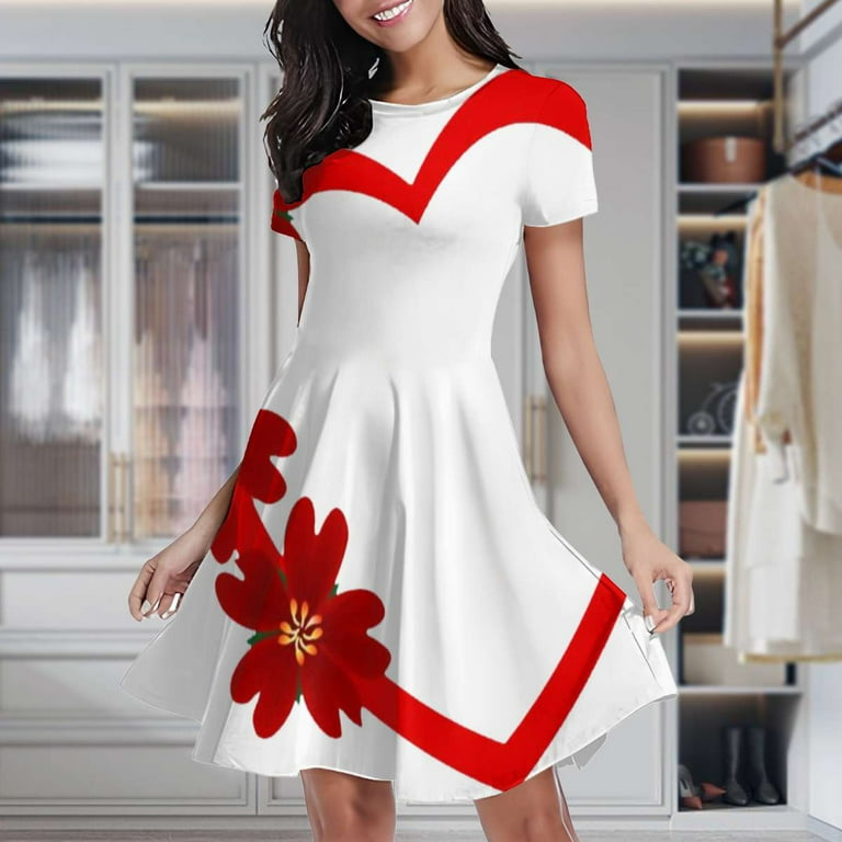 Valentine's Day Cocktail Dress Valentine'S Day Love Red