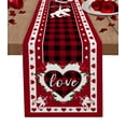 thumbnail image 1 of Valentine'S Day Love Table Runner Country Wedding Decoration Table Mats Tablecloth for Home Dining Holiday Party Decor, 1 of 5