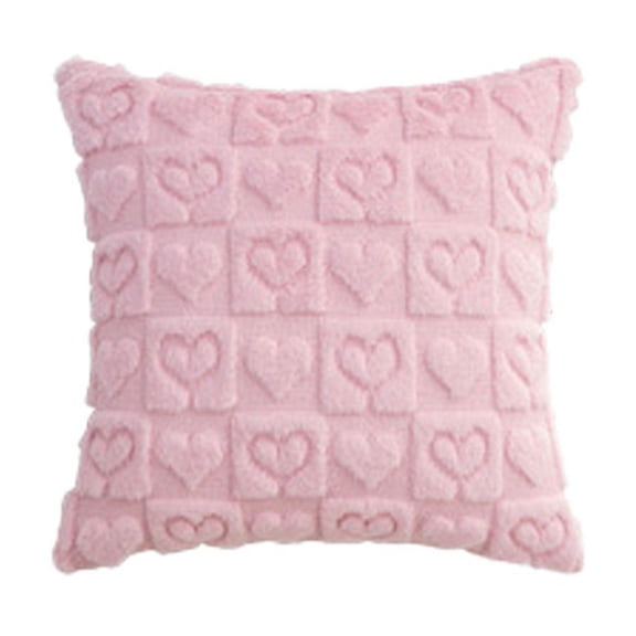 Valentine'S Day Pillowcase Fresh Embroidery Solid Color Pillow New Living Room Sofa Cushion Cushion Pillow Case Valentines Day Decorations