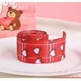 thumbnail image 1 of Valentine'S Day Ribbon Plaid Heart Pattern Thick Weave 1.96Inch X 14.7Ft Couple Gifts Holiday Decor For Lover Gift Wrapping Diy Scrapbooking Decor, 1 of 5