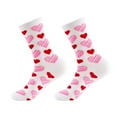 thumbnail image 1 of Valentine‘s Day Socks Men Heart Socks Novelty Fun Crew Love Heart Gift Men Valentine Sleep Short B One Size, 1 of 7