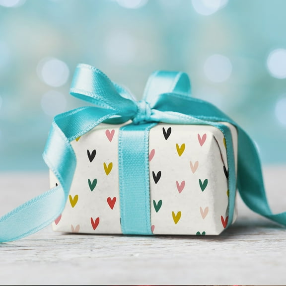 Valentine'S Day Wrapping Paper Roll-Pink Love Heart Pink Wrapping Paper 20 X 28 Inch Suitable For For Birthday, Holiday, Mother'S Day, Wedding, Valentine'S Day Gift Wrapping Paper