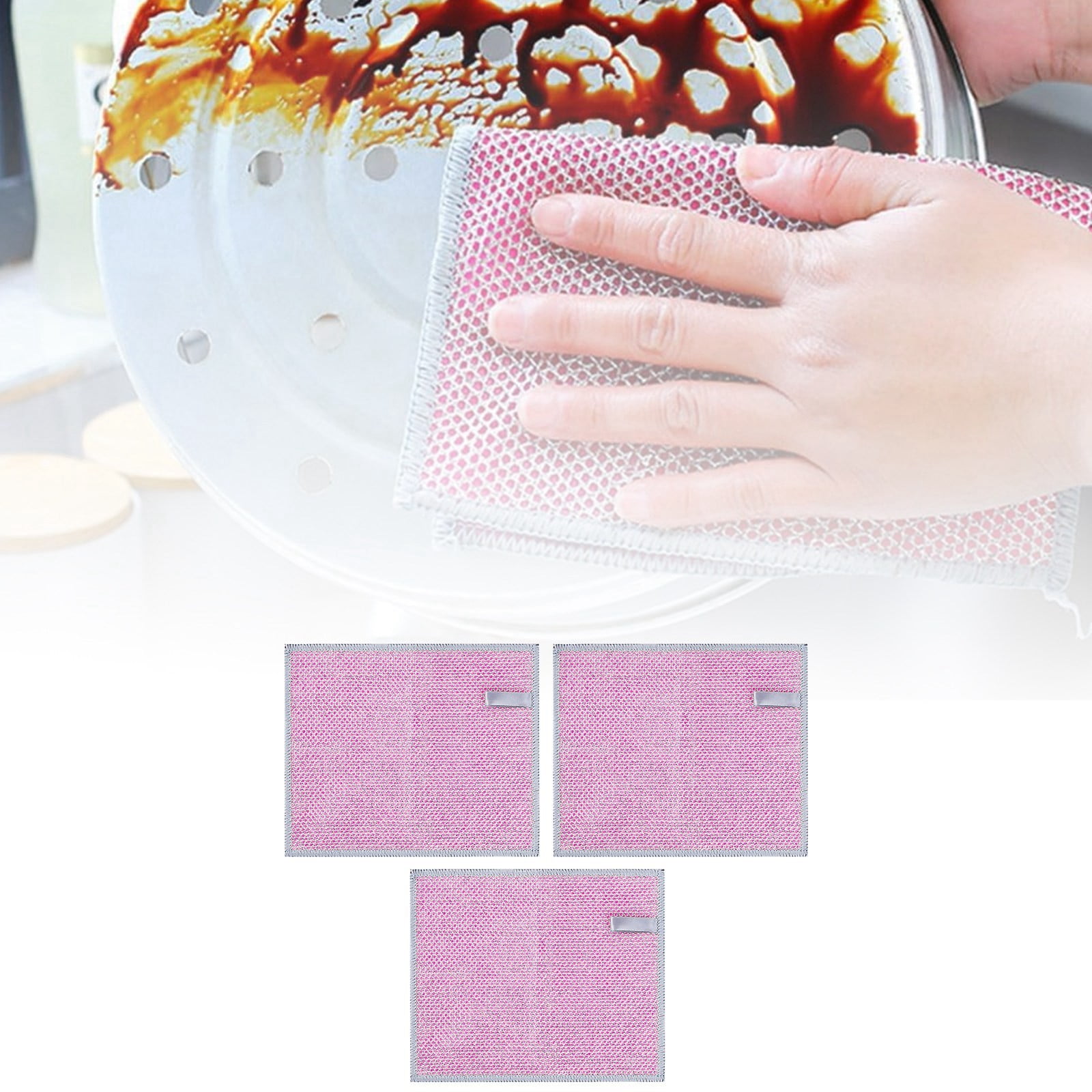 Valentine Set Dish Wash Rags Dry for The Towel Dish Drying Rag Flour