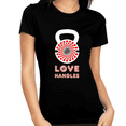 thumbnail image 1 of Valentine Shirts for Women - Valentines Day Shirts Women Valentines Day Gift - Funny Love Handles Shirt, 1 of 1