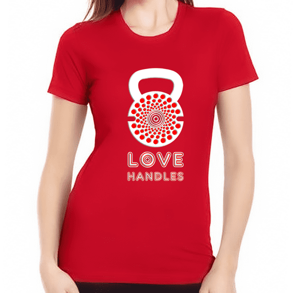 Valentine Shirts for Women - Valentines Day Shirts Women Valentines Day Gift - Funny Love Handles Shirt