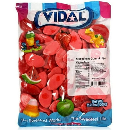 Vidal Gummy Strawberry Filled Puffy Lips 2.2 lb