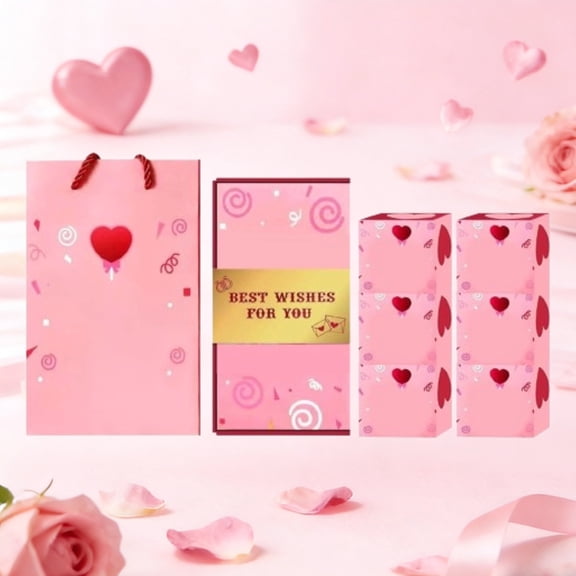 Valentine Surprise Gift Box – Merry Valentine's Day Exploding Gift Boxes Set, Create the Most Surprising Gift（6 Boxes）