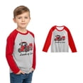 thumbnail image 1 of Valentine T Shirts for Boys Long Sleeve Graphic Tees Crewneck Casual Pullover Shirts for Kids Boys 4-5 Years, 1 of 4