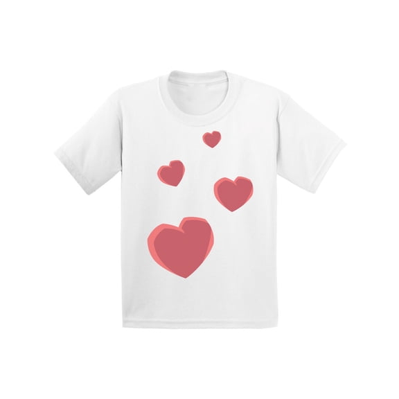 Valentine T-shirt Red Hearts Toddler Shirt Valentine's Day