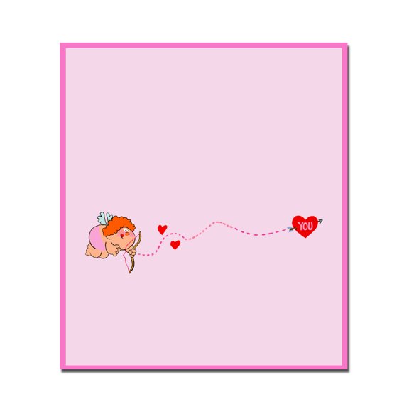 Valentine Table Tent Cards 3.54- Unfolded, 3.52- Folded, 25 Cards 77027